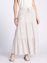 Caelis Skirt Sand Gingham