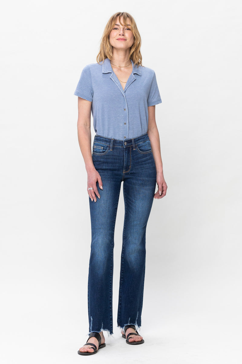 Mid Rise Non Ripped Boyfriend Jeans Judy Blue My Favorite