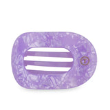 Teleties Large Flat Round Clip Lavender Mist