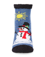 Snowman Problems Low Cut Socks