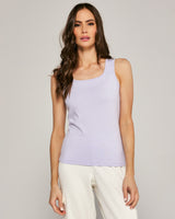 Core Scoop Neck Tank Heather Violet