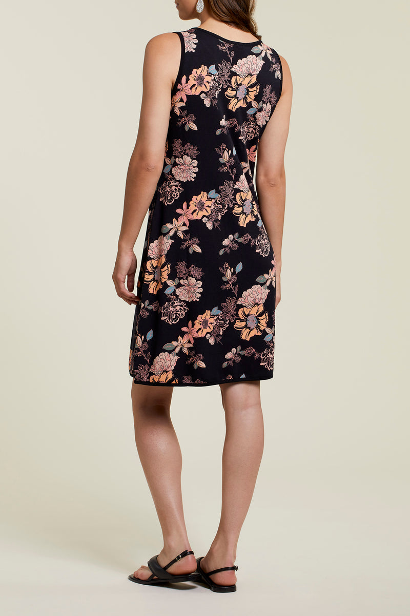 Reversible A Line Pocket Dress Petal Pink