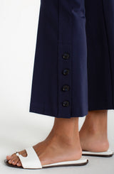 Stella Pull On Kick Flare - 27" Inseam Cadet Blue