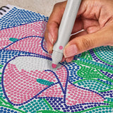 Lifelines FlowArt Dot By Letter Book Botanicals
