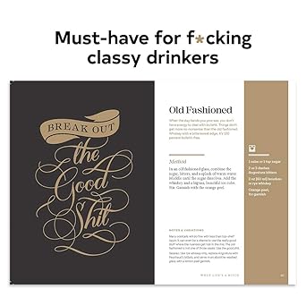 Classy As Fuck Cocktails Book