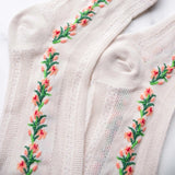 Floral Mesh Socks