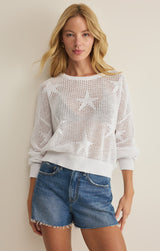 Star Of The Show Sweater White