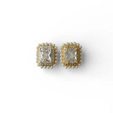 Eva Baguette CZ Diamond Stud Earrings