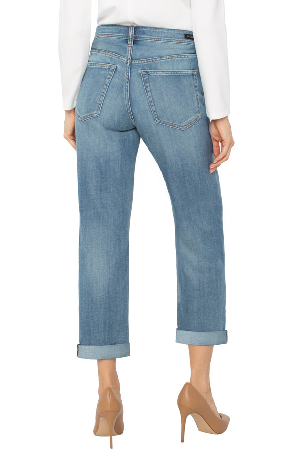 Rolled Hem Keeper Boyfriend Jeans Ashworth