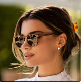 Tate Sunglasses Light Crystal Brown | Brown