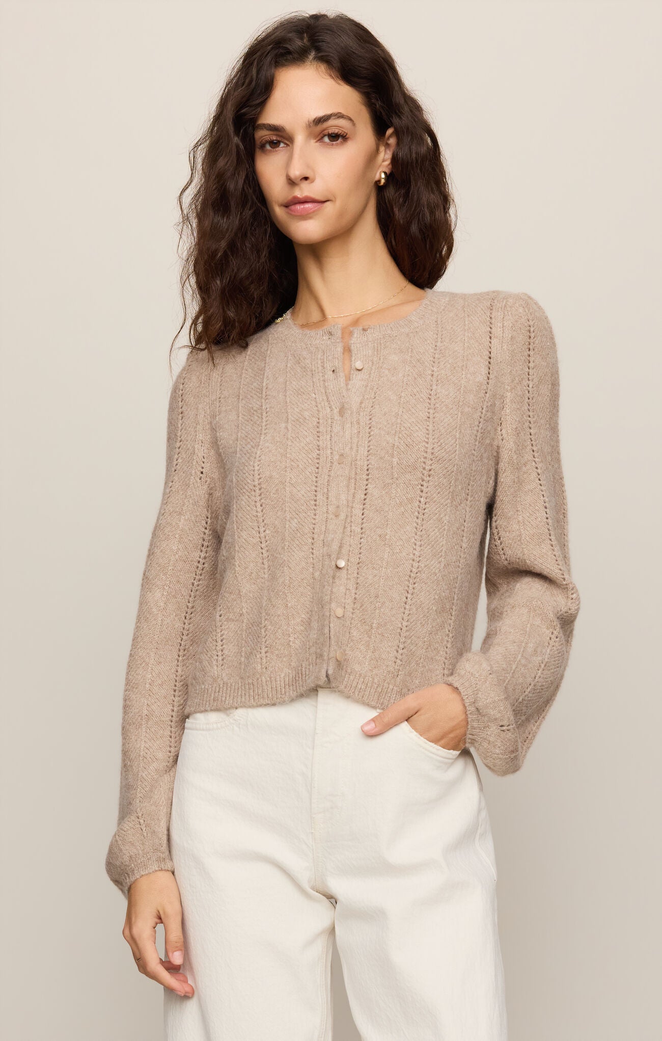 Kindered Cardigan Caribou Heather