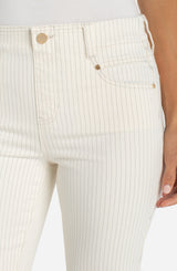 Gia Glider Wide Hem Crop Flare Pants Nautical Stripe