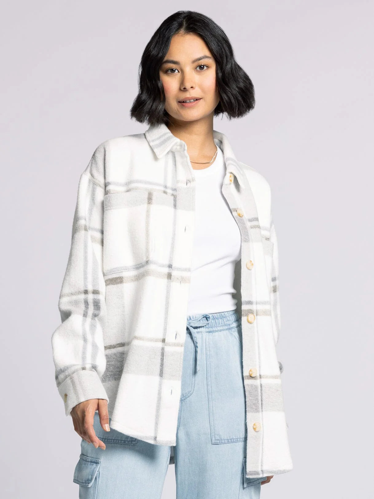 Harvey Jacket Ivory Paloma Plaid