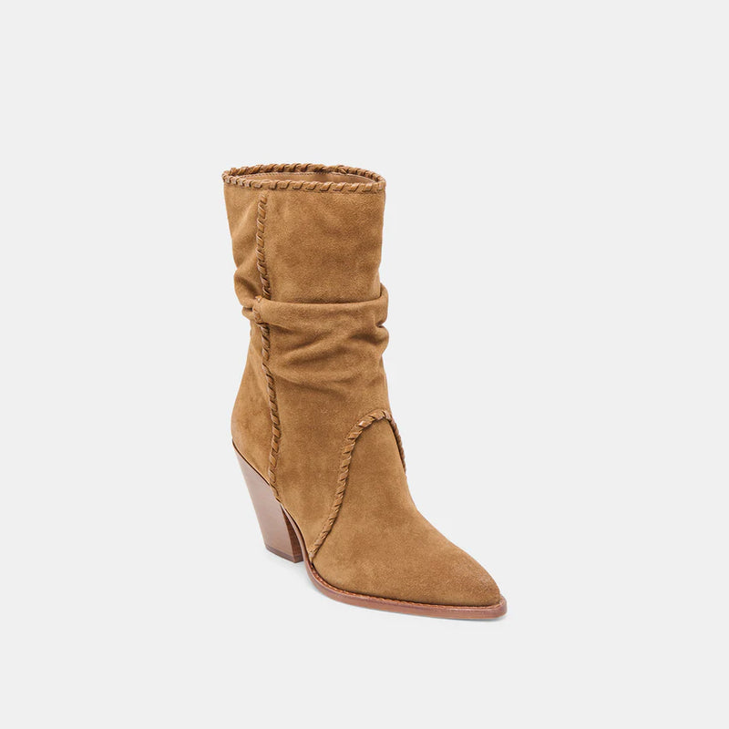 Julith Booties Light Brown Suede