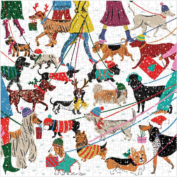 Winter Dogs Puzzle - 500 PC