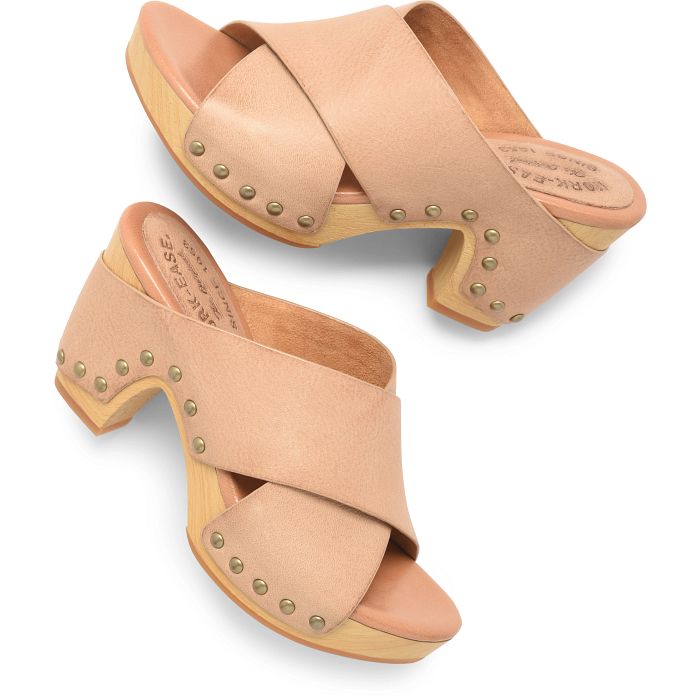 Gracie Platform Clog Slides Off White