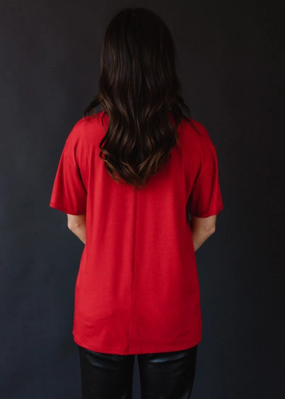 Nice-Ish Graphic Tee Red