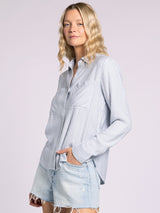Myla Shirt Blue Fin