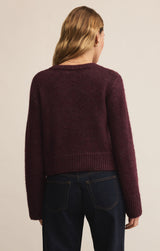 Breen Cardigan Merlot