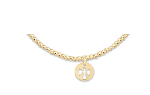 Classic Gold 2mm Bead Bracelet Guardian Angel