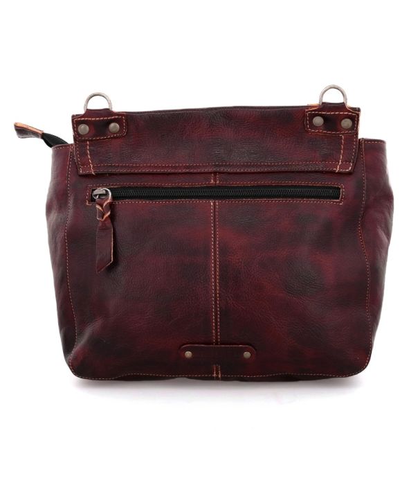 Bathsheba Convertible Crossbody Merlot Rustic