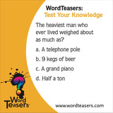 Test Your Knowledge Game