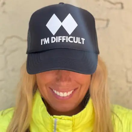 I'm Difficult Double Black Diamonds Trucker Hat