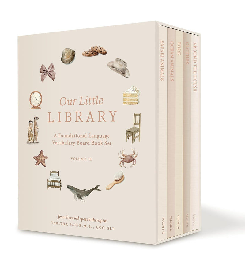 Our Little Library Vol. 2: A Vocabulary Board Book Set For Babies