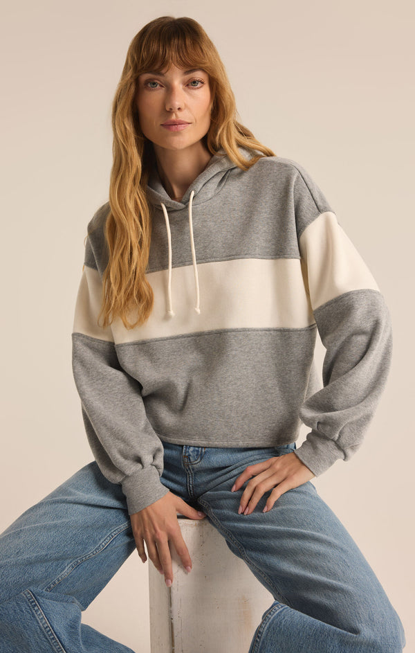 Landing Colorblock Hoodie Classic Heather Grey