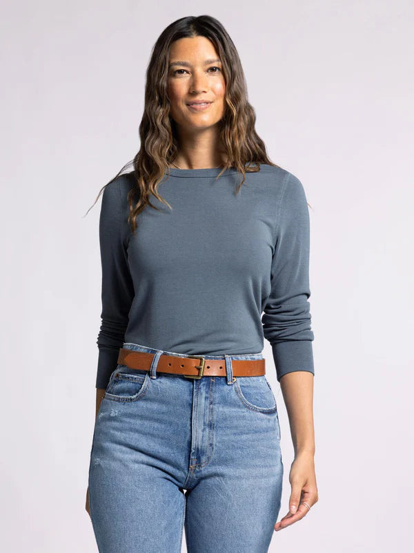 Stacy Long Sleeve Top Dark Spruce