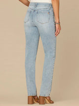 Ab Solution Straight Leg Jeans Light Blue Artisanal