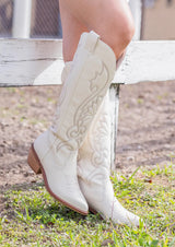 Kolt Western Boot Ivory