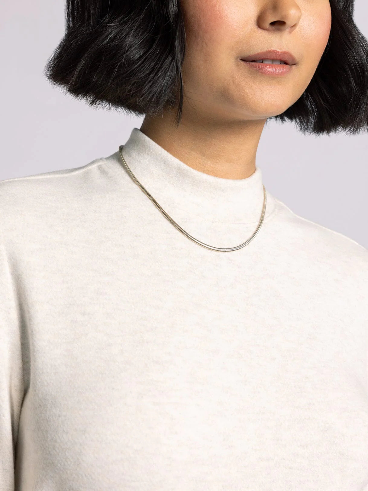 Beth Top Heather Oatmeal