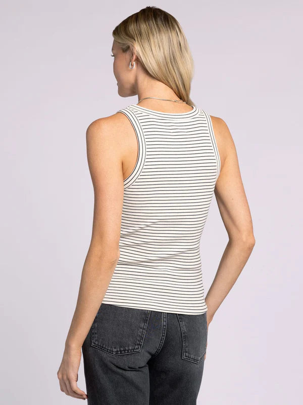 Edlin Layering Tank Cream Black