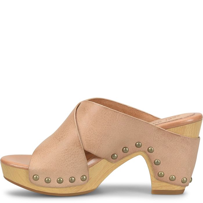 Gracie Platform Clog Slides Off White
