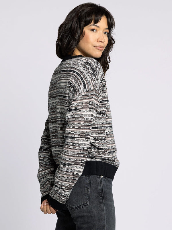Hester Sweater Black Brown