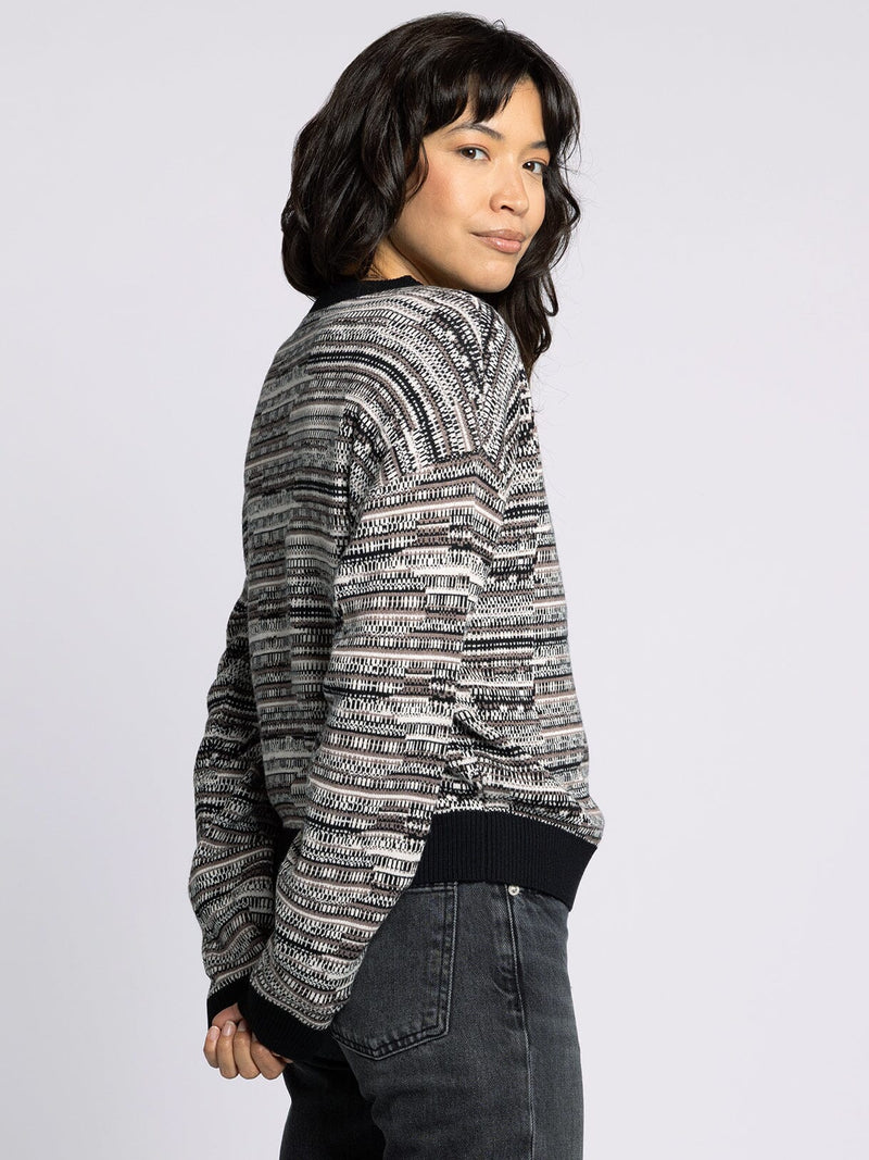 Hester Sweater Black Brown