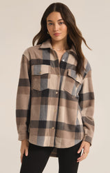 Hiker Two Tone Fleece Jacket Sea Salt