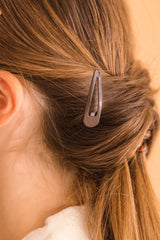 Teleties Snap Clips - 6 Pack Brown