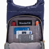 HydroBag Crossbody Island Navy Blue | Greek Stripe