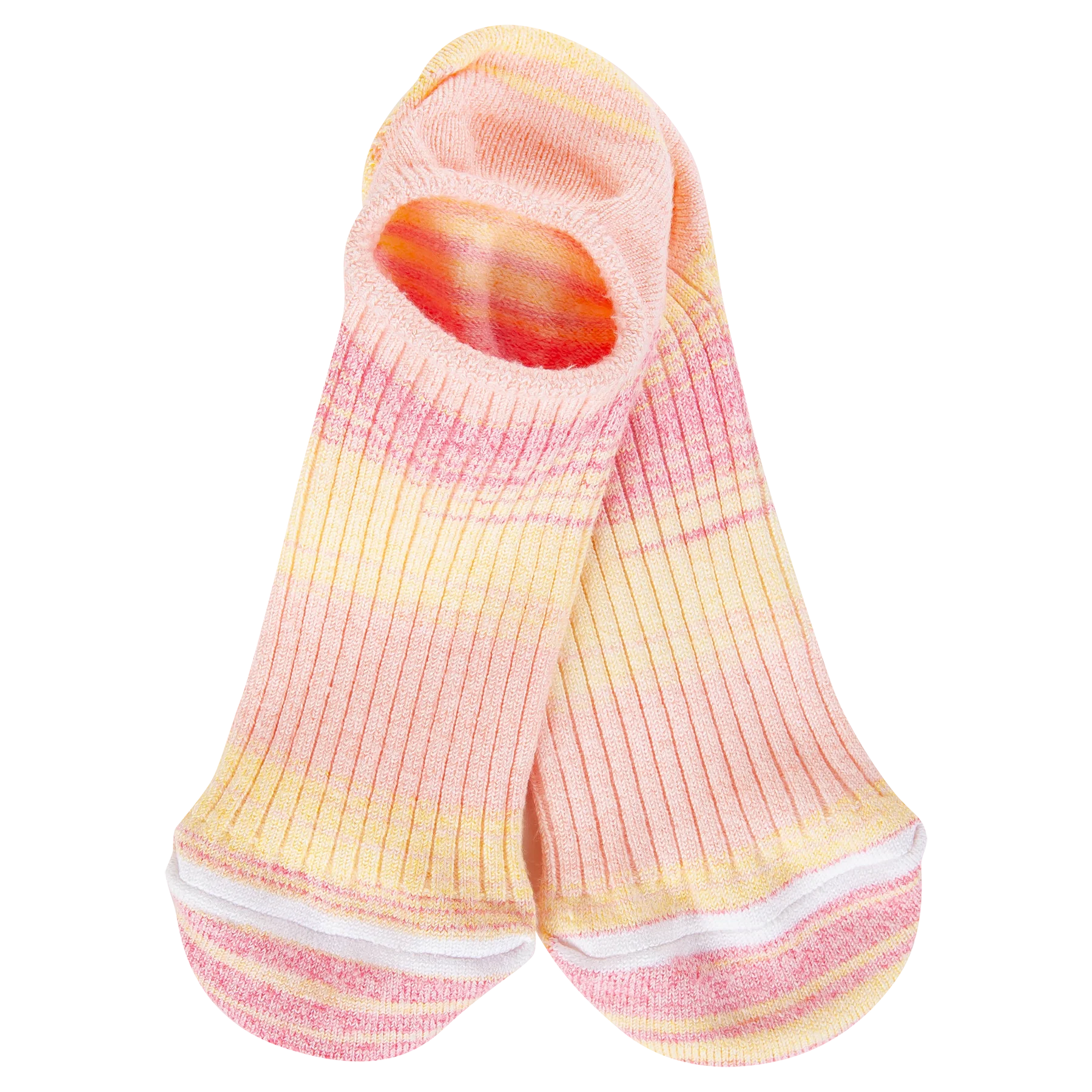 Weekend Ombre Rugby Light Low Socks Pink Lemonade