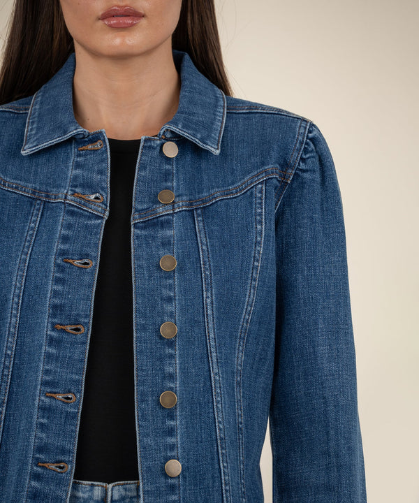 Shaya Crop Denim Jacket Faithfully
