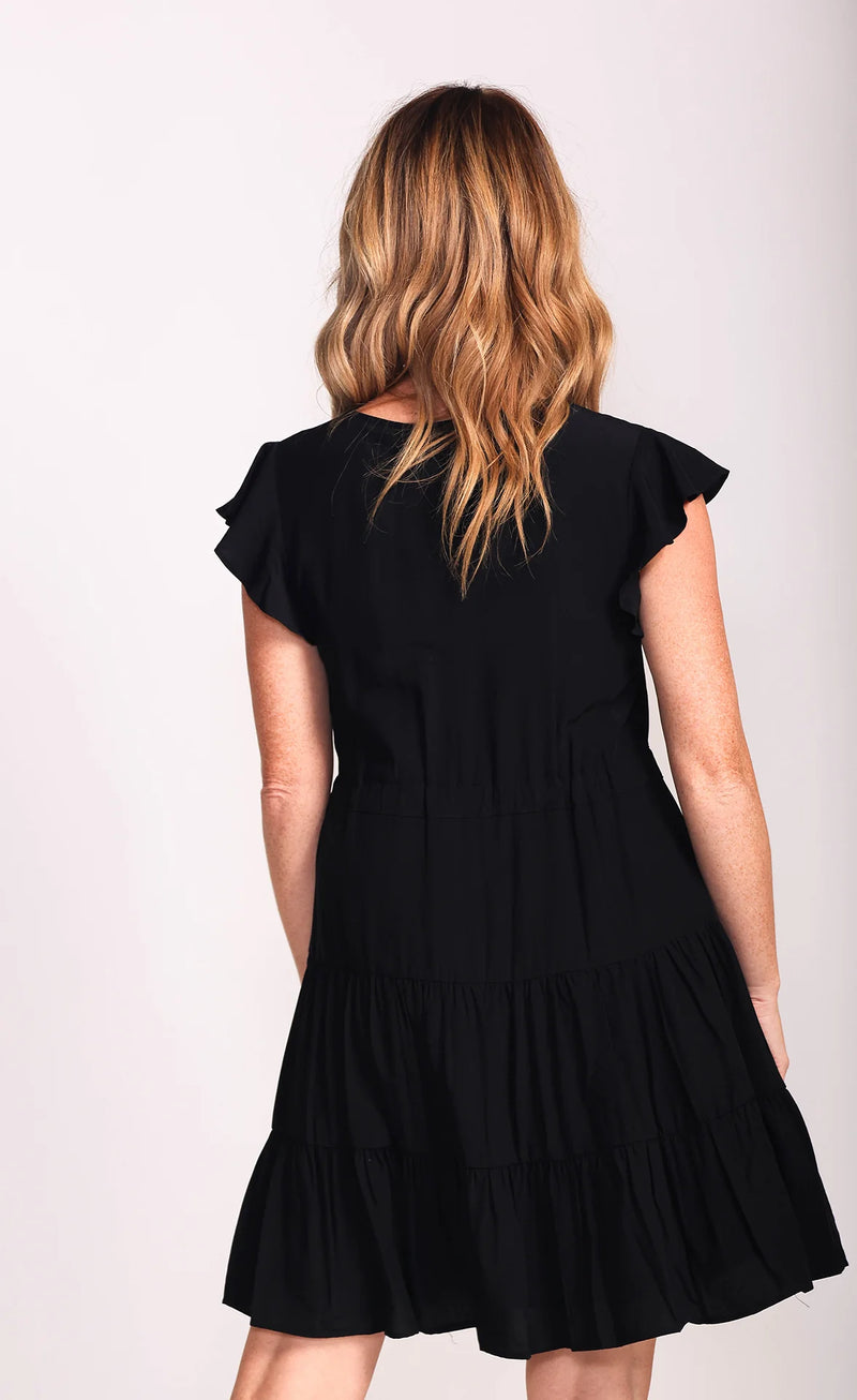 Rebecca Short Dress Black