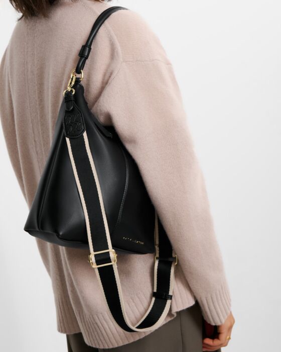 Hallie Satchel Bag Black