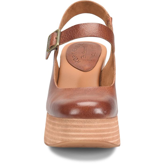 Vanya Strapped Heels Tan Rum