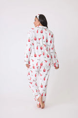 Flannel PJ Set Warm Wishes + Cocktail Kisses