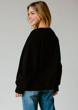 Always Cold Boucle Sweatshirt Black