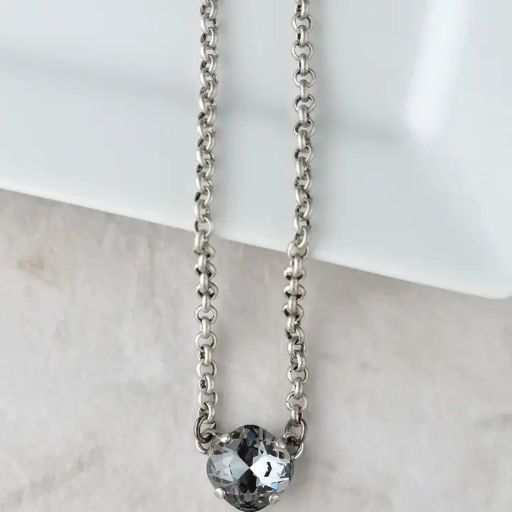 Tempo Necklace Silver Night
