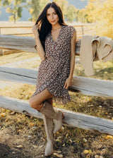 Brookie Wrap Midi Dress Woodland Dusk