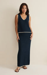 Yessenia Whipstitch Skirt Eclipse